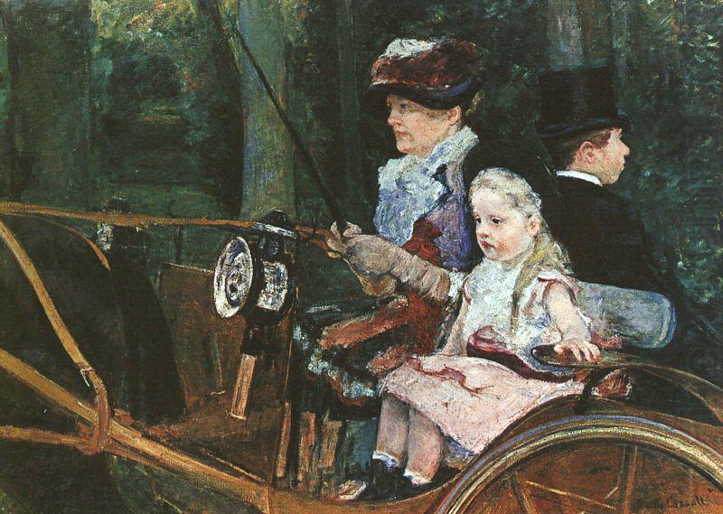Woman and Child Driving, Mary Cassatt